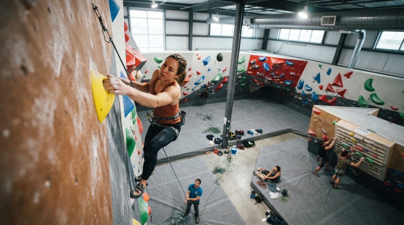 Indoor Rock Climbing - Technique & Safety