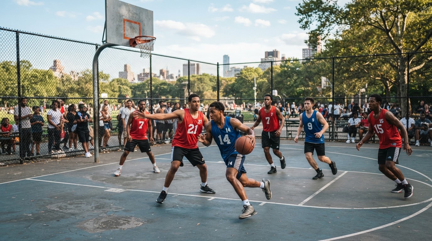Pickup Game - Outdoor Court Highlights
