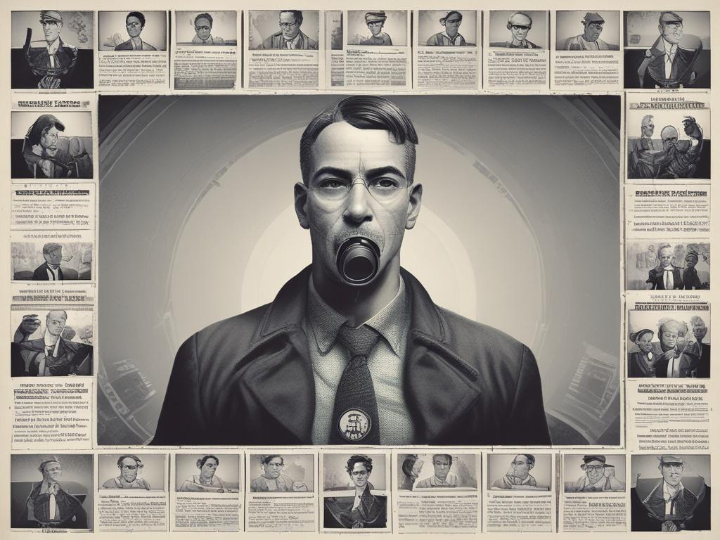 1. Covert operations
2. Community surveillance
3. Whistleblower protection
4. Justice and transparency
5. Constitutional rights
6. Infiltration
7. Investigative research
8. Local government scrutiny
9. Political agendas
10. Awareness and activism
11. Exposing corruption
12. Psychological warfare
13. Law enforcement oversight
14. Democratic values
15. Citizen empowerment