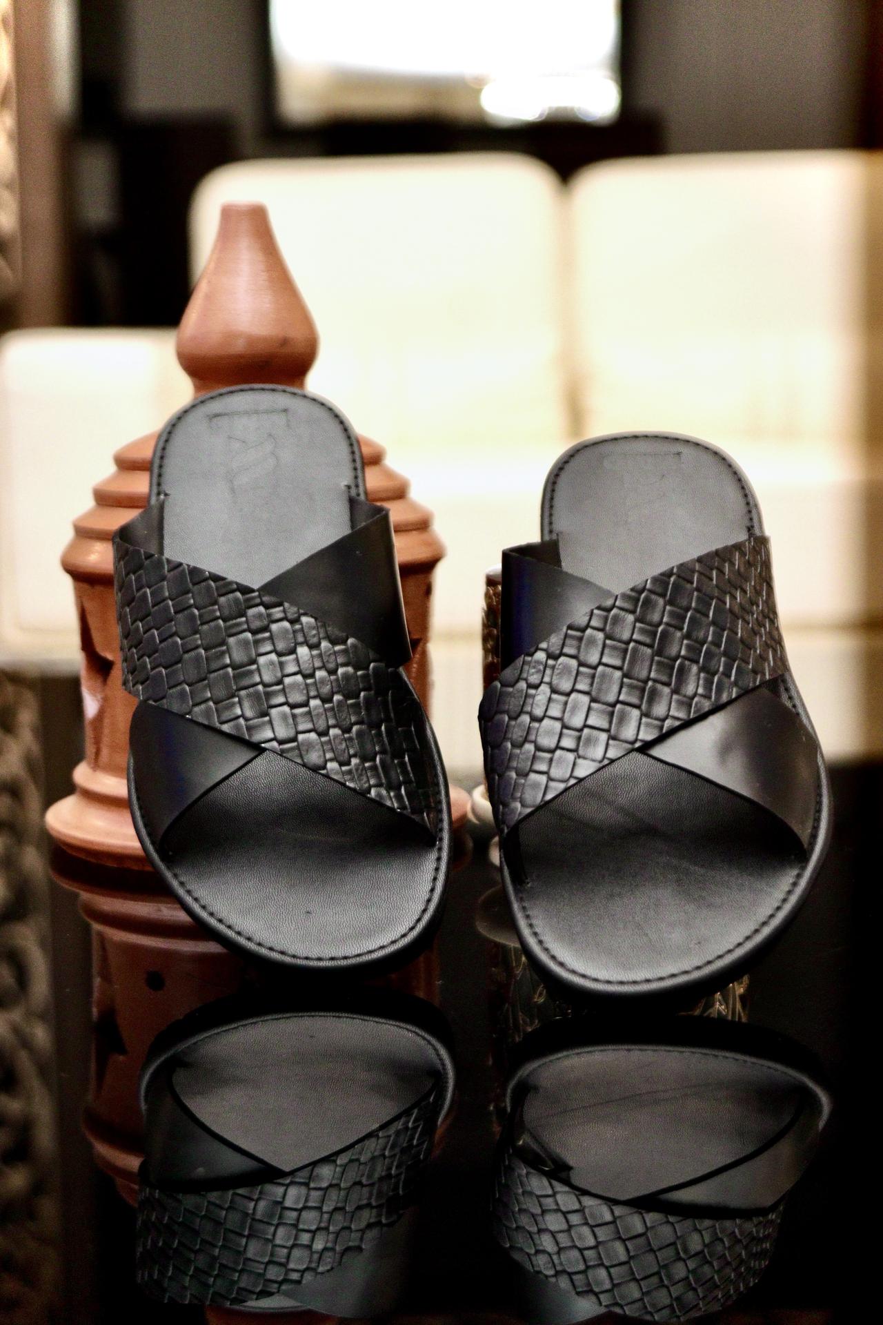Black Tex Slides | MMD Designs | Abuja | Nigeria