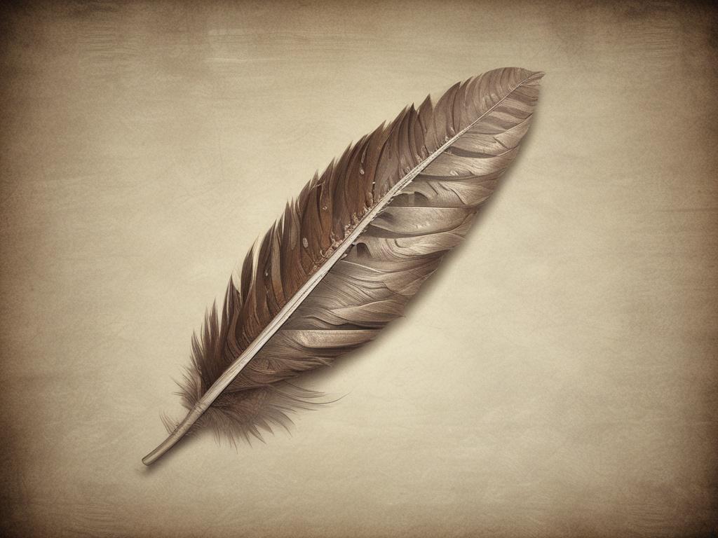 **AI Image Generation Prompt:**

Create a realistic high-resolution photo that captures the essence of a blog titled "Trusting the Unseen: Embracing the Magical." The composition should feature a single subject: a delicate, luminescent feather gently resting on a weathered wooden surface. The feather should have intricate details, showcasing iridescent hues that hint at magical qualities. 

The background should be softly blurred to maintain focus on the feather, depicting an ethereal atmosphere with subtle