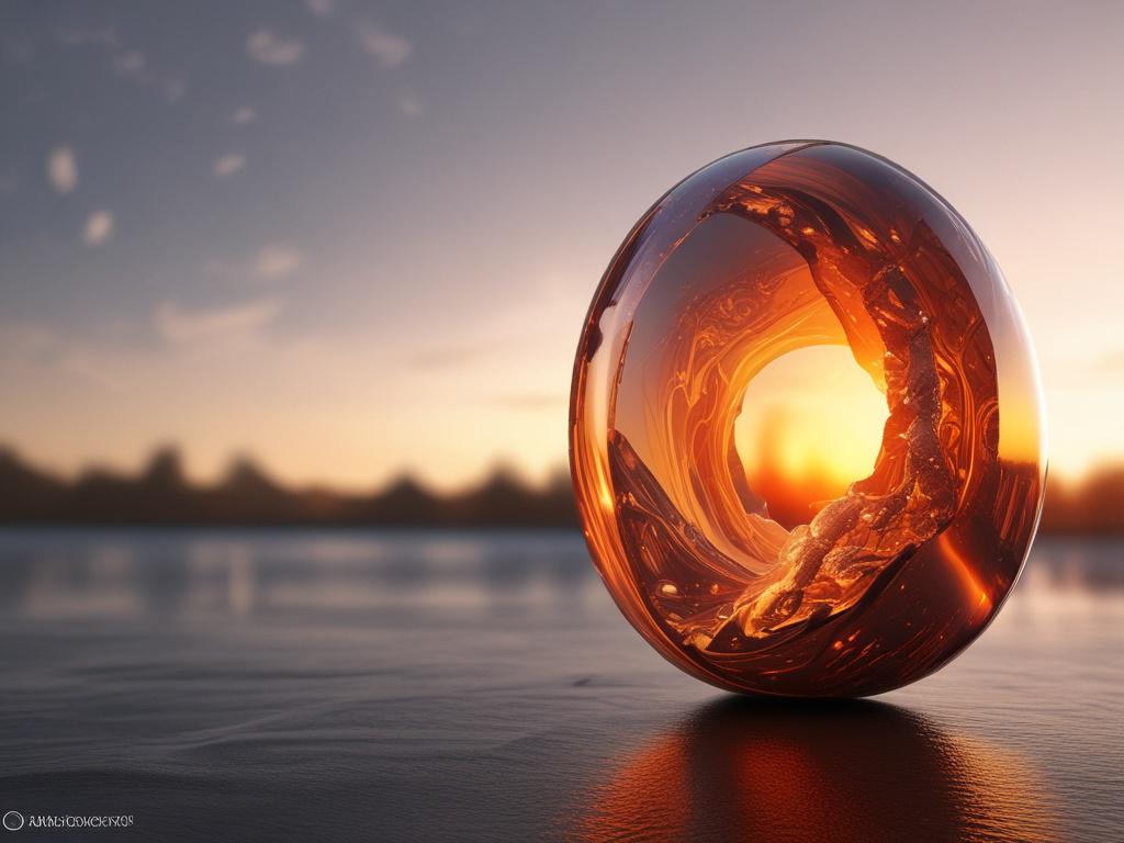 **AI Image Generation Prompt:**

Create a realistic high-resolution photo that captures the essence of a glowing ember nestled in cool ash. The composition should be simple and clear, focusing solely on this single subject. The ember should radiate a warm, luminous glow, showcasing vibrant shades of orange and red that contrast beautifully against the surrounding ash, which should exhibit muted, soft grays and whites. 

Ensure the texture of the ash is detailed, allowing for subtle variations that highlight