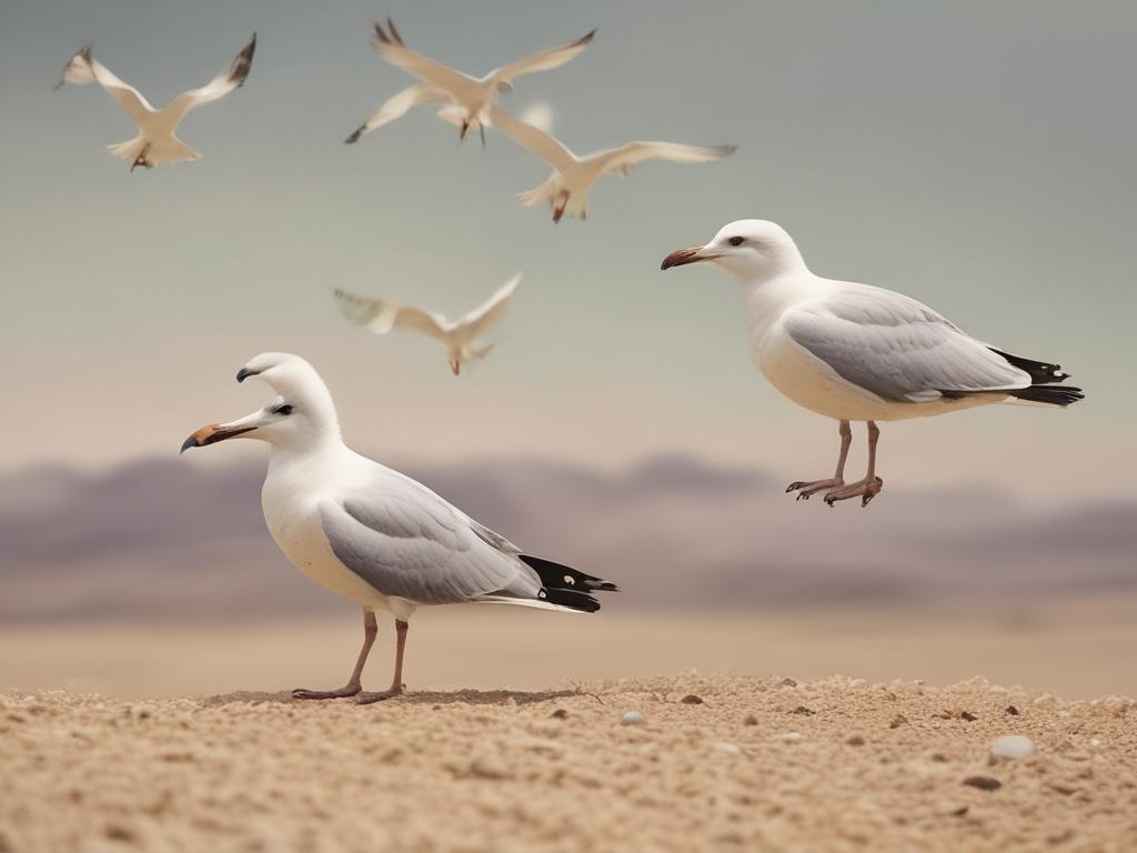 seagulls, desert, nature, birdwatching, tours