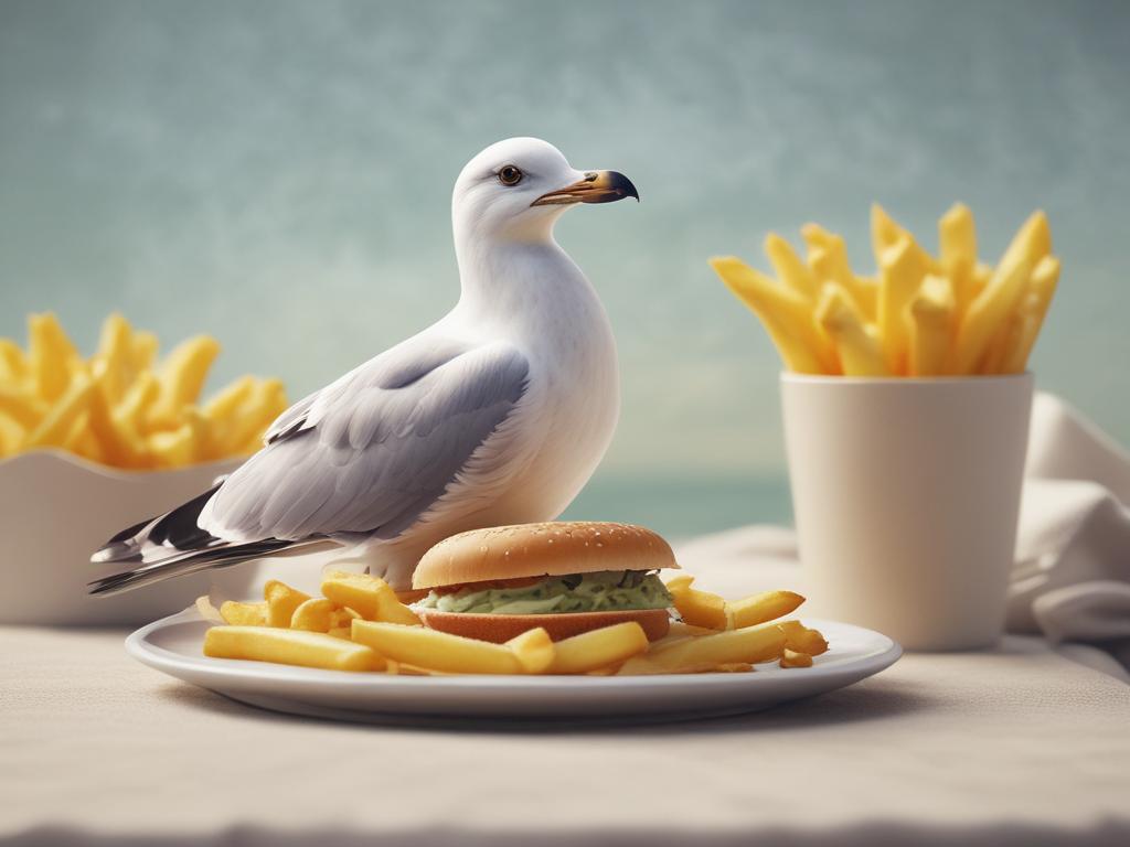 Seagull Day celebration, seagulls, community, French fries, fun activities