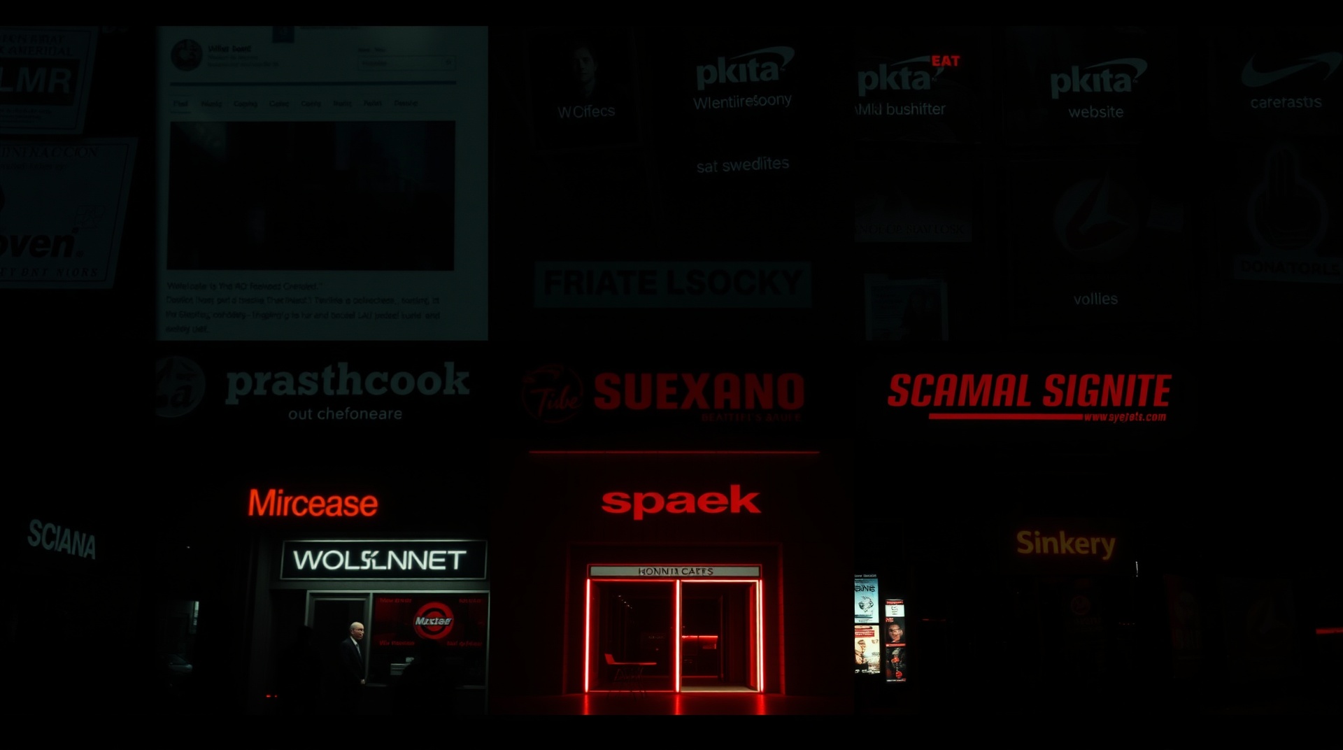 Brand transformation montage