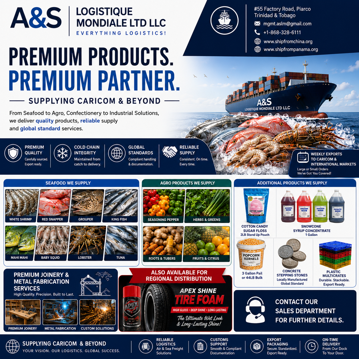 A&S Supply Chain for CARICOM Regional Export
