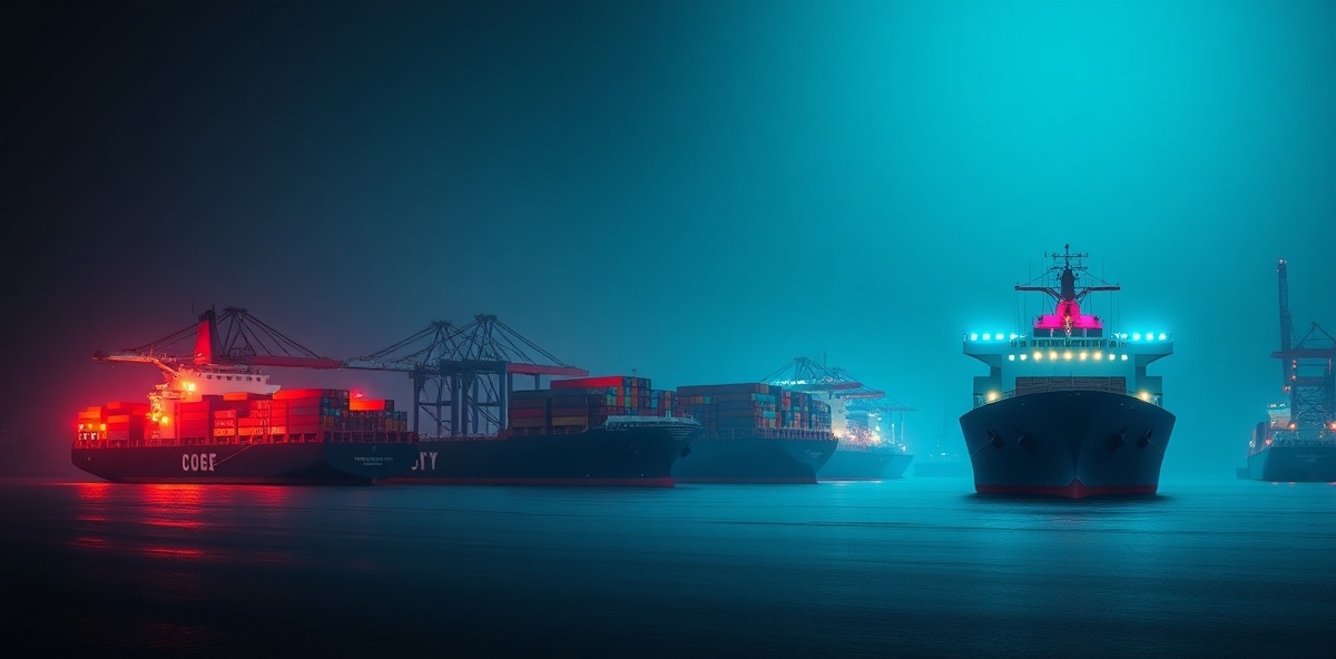 Global logistics and international shipping routes