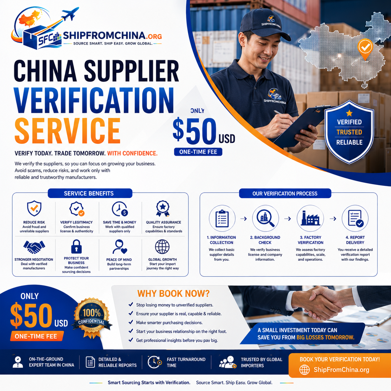 Ship from China Supplier Verification Service