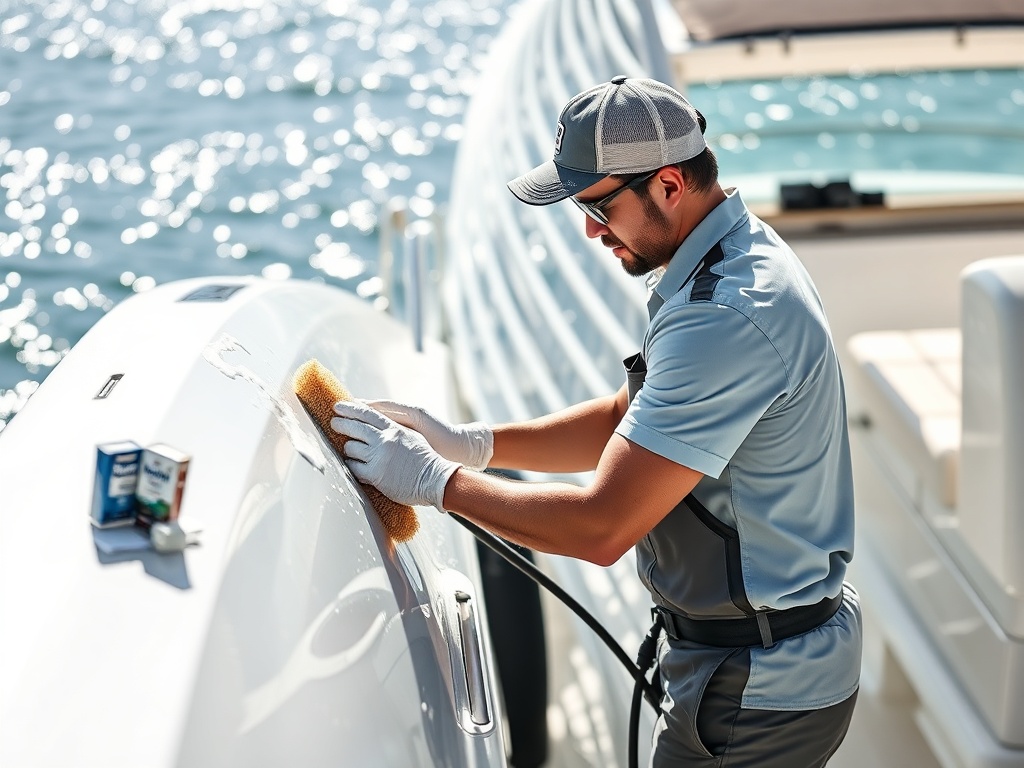 Boat detailing service example