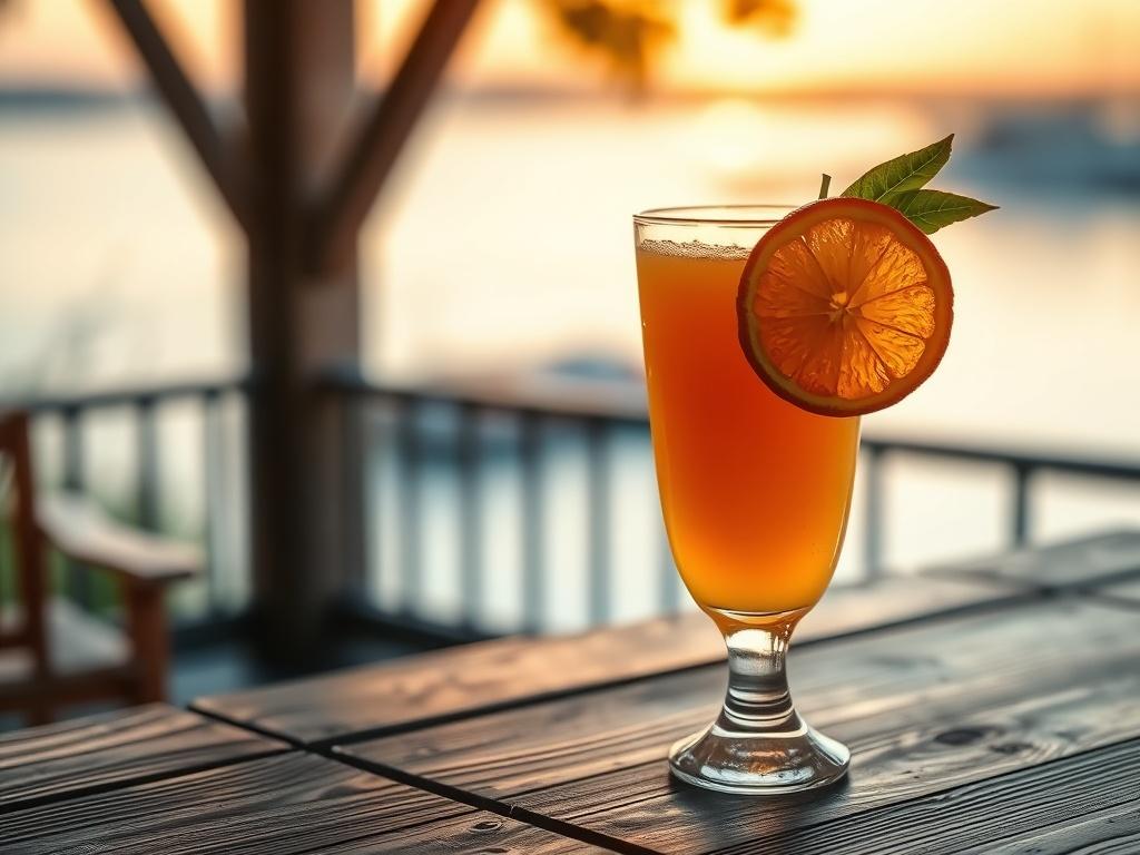 A realistic high resolution of a glass of fresh orange