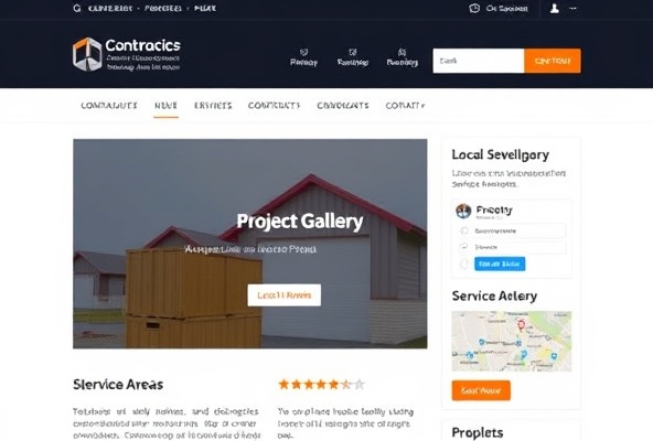 Local service website example 2