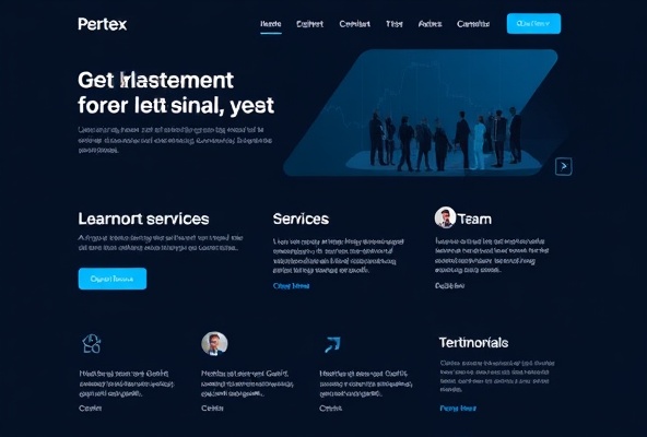 Consultancy website example 1