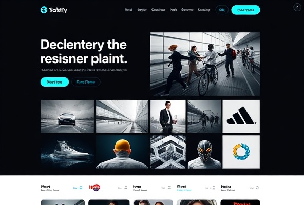 Creative portfolio website example 1