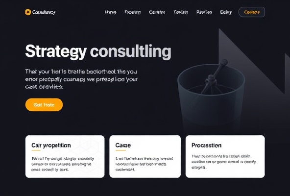 Consultancy website example 2