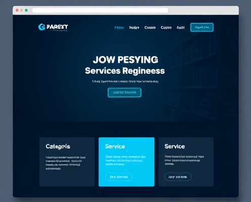 Local service website blueprint