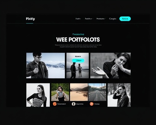 Creative portfolio website blueprint