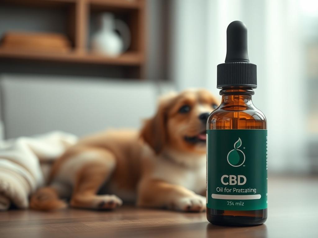 A high resolution image of a bottle of CBD oil