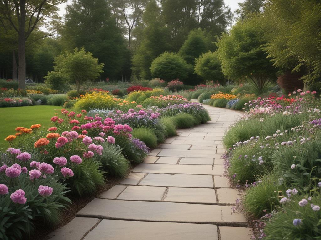 landscaping, garden design, outdoor space, flowers, pathways