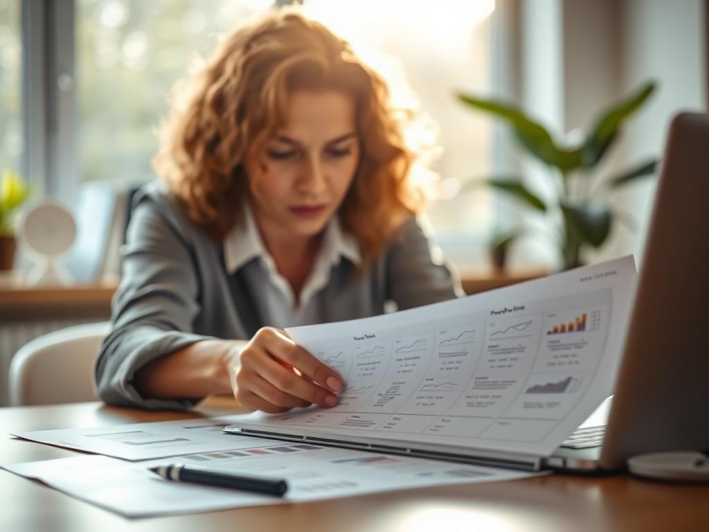 An image of a person contemplating a decision, looking at