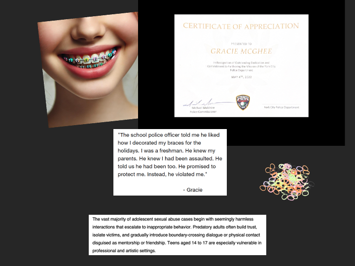 Gracie exhibit board