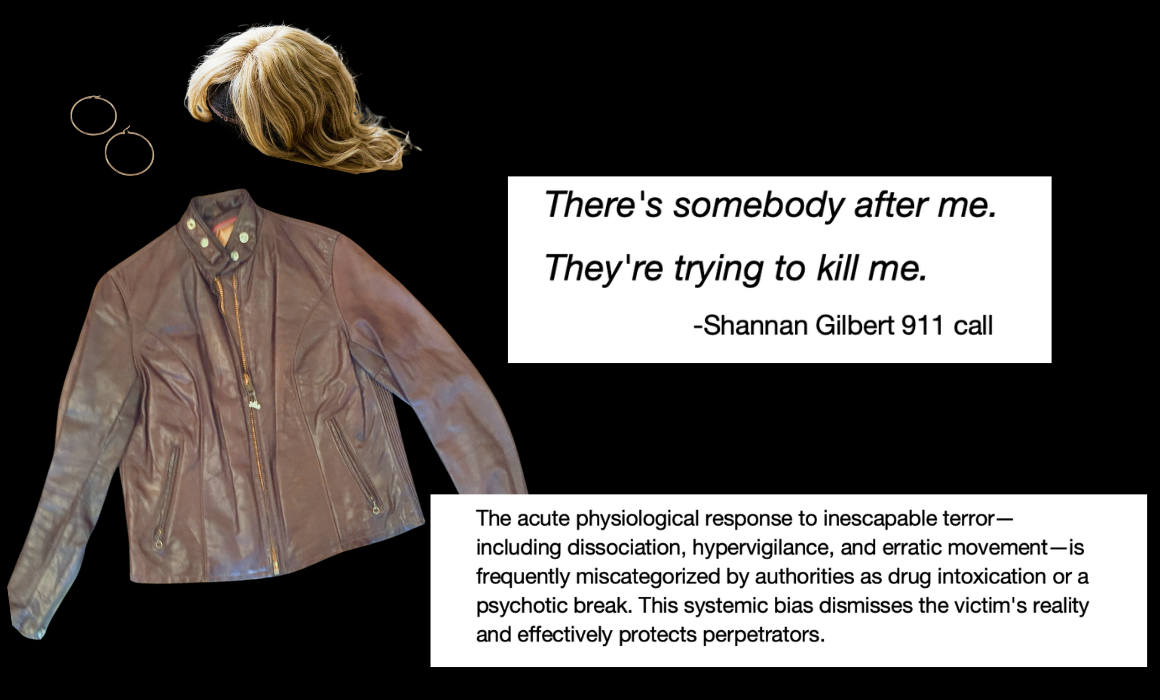 Shannan's story exhibit board