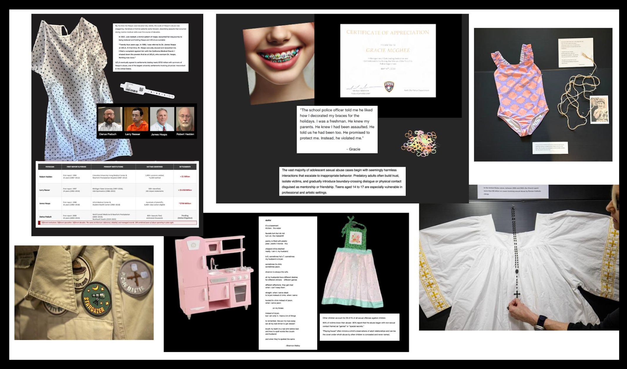 TWQP exhibit boards collage