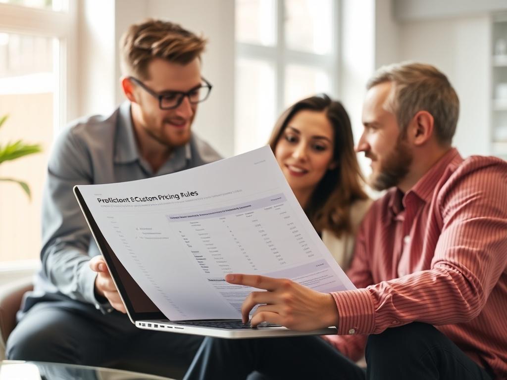A high resolution image of a property manager brainstorming with
