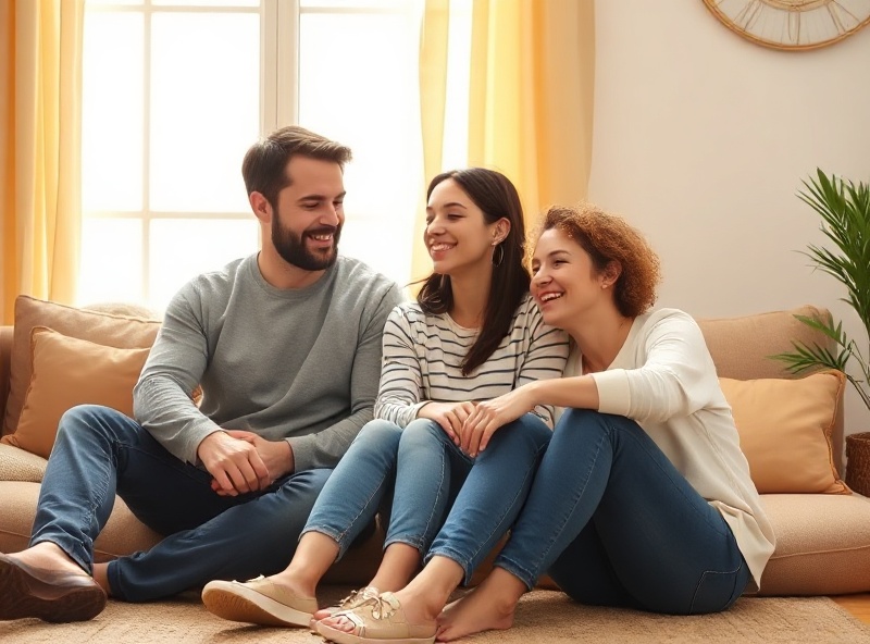 Family in supportive environment