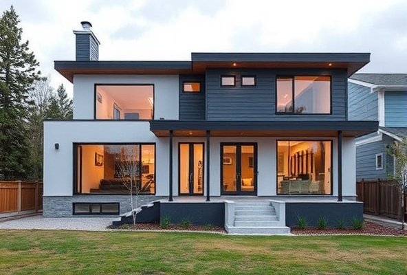 Luxury second-story home addition in Palo Alto seamlessly integrated with existing architecture