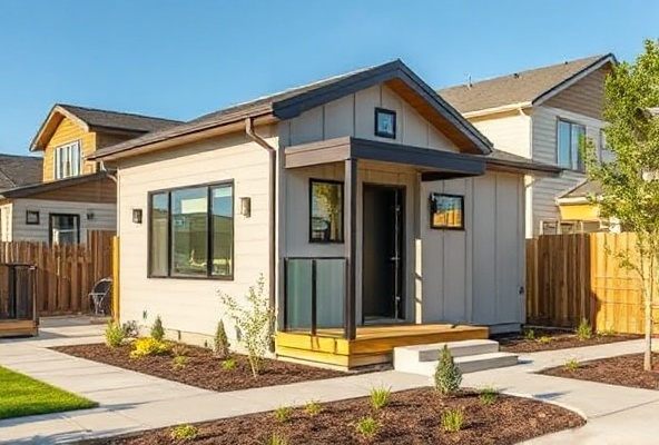 Modern detached ADU with contemporary architecture