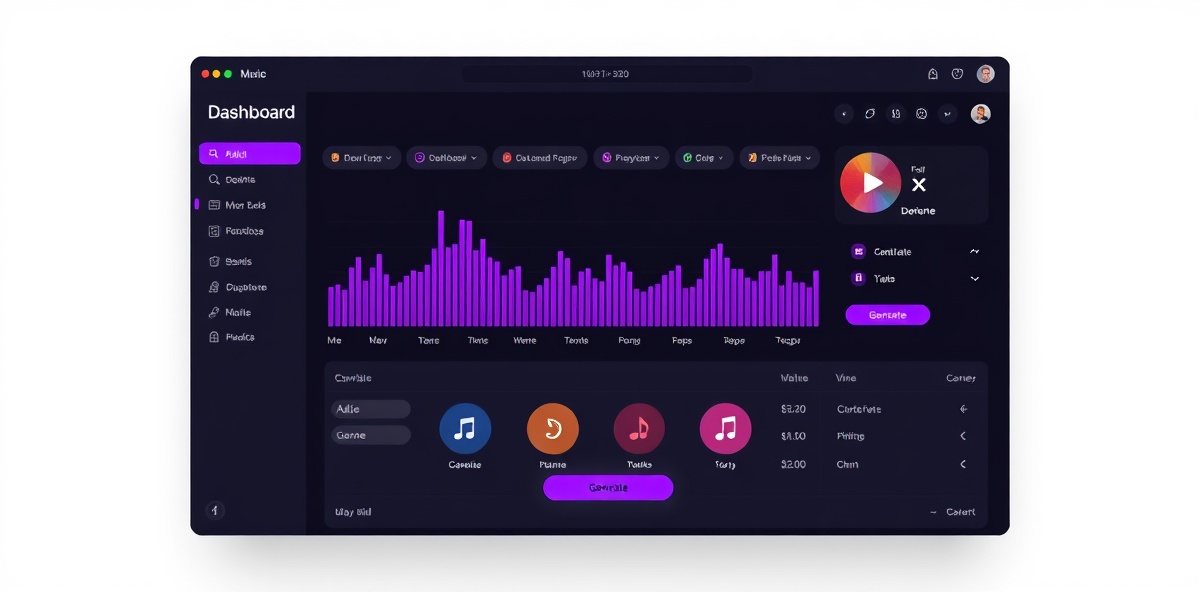 Music Pro Create Song Interface