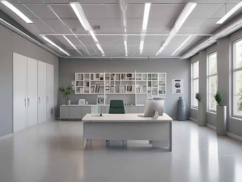 commercial office, electrical wiring, surge protection, energy efficient lighting