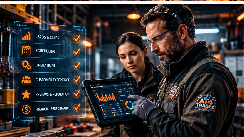 AI4 Trades business assessment showing analytics and evaluation
