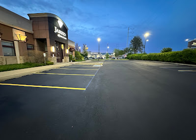 Multi-space parking lot