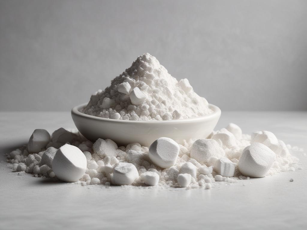 premium marble powder, calcium carbonate, white powder