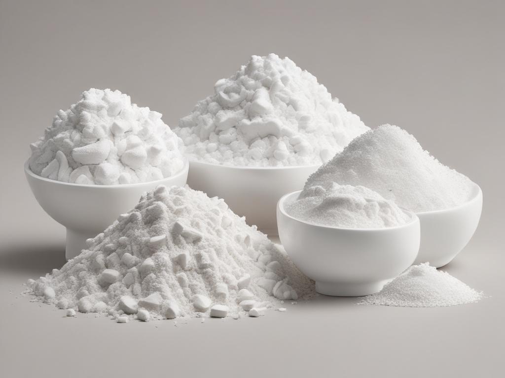high-performance calcium carbonate, fine powder, bright white