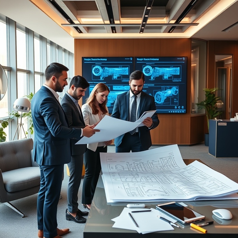 Modern office building