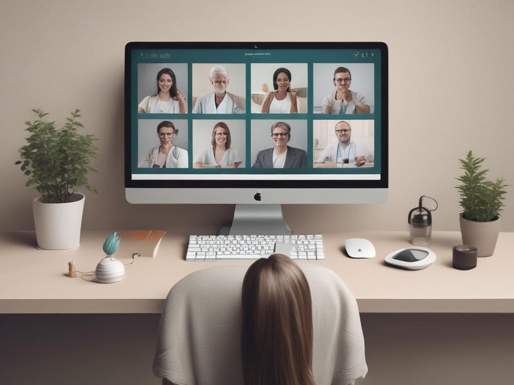 telehealth, virtual consultation, healthcare, doctor, video call