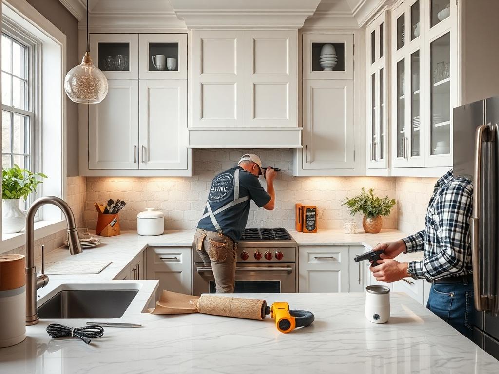 A hyper realistic close up shot of a beautifully renovated