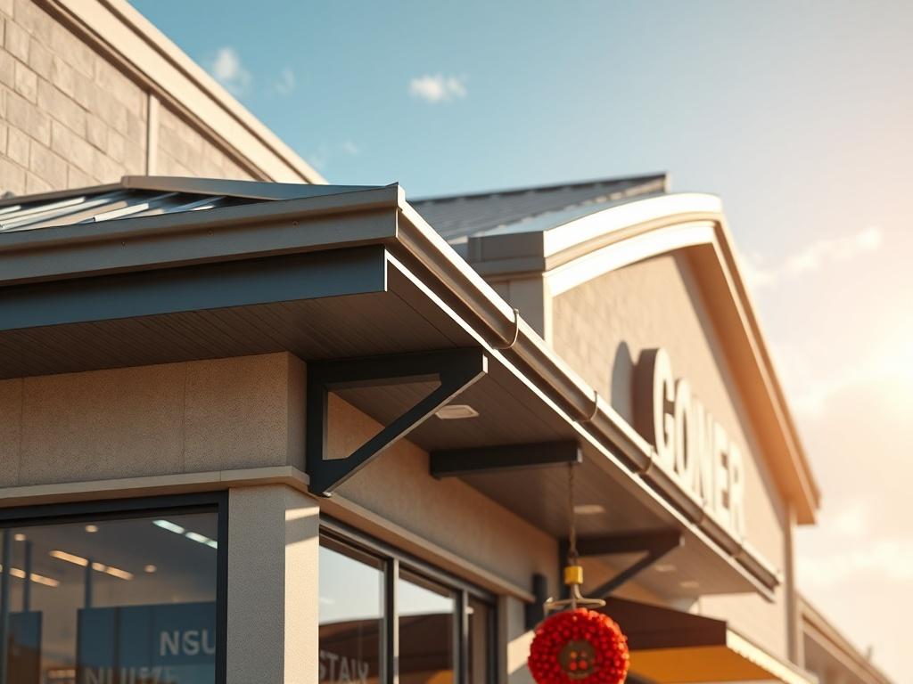 A hyper realistic close up shot of a retail store's