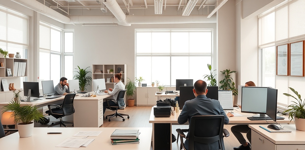 Professionisti del L.M.A Service Center in consultazione