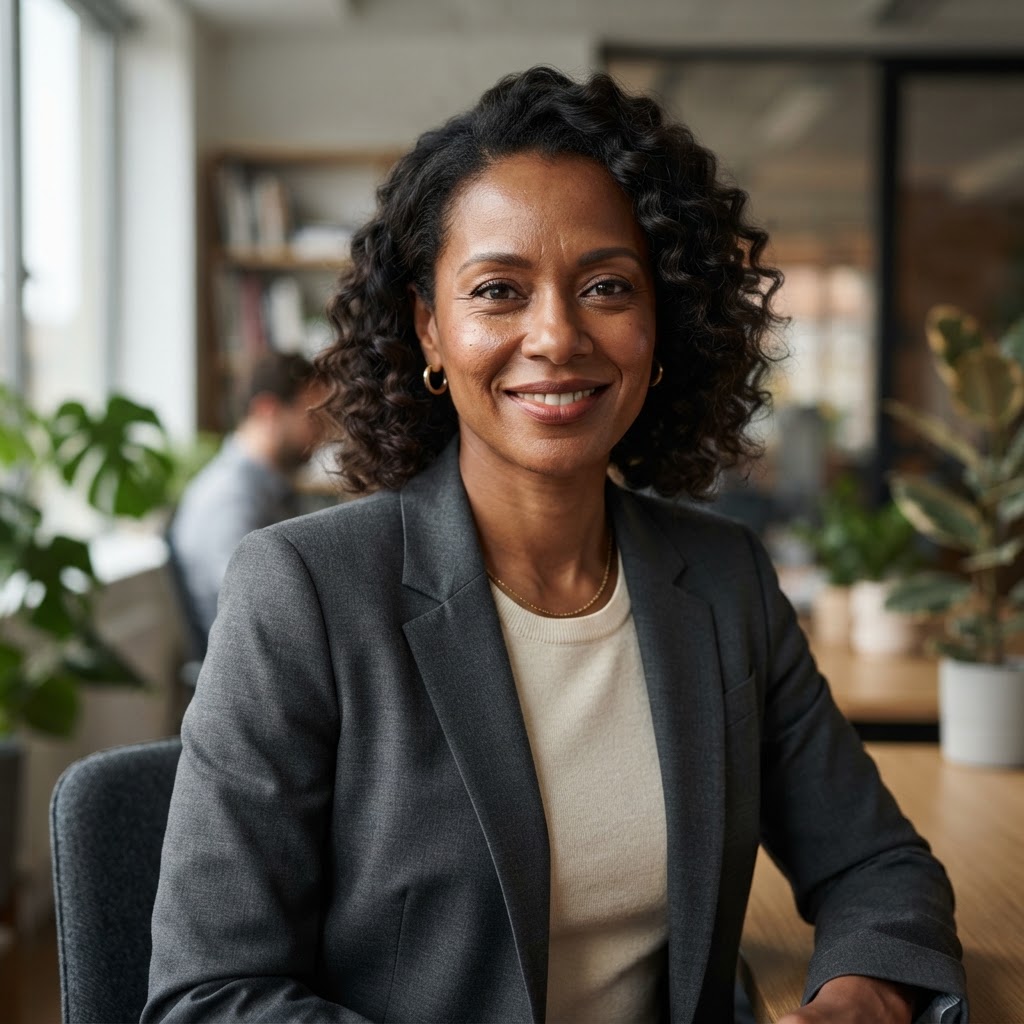 Portrait of Amara James, Quality Assurance Lead at ForgeLayer Studio
