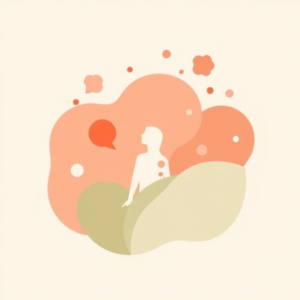 Personal growth and emotional development illustration