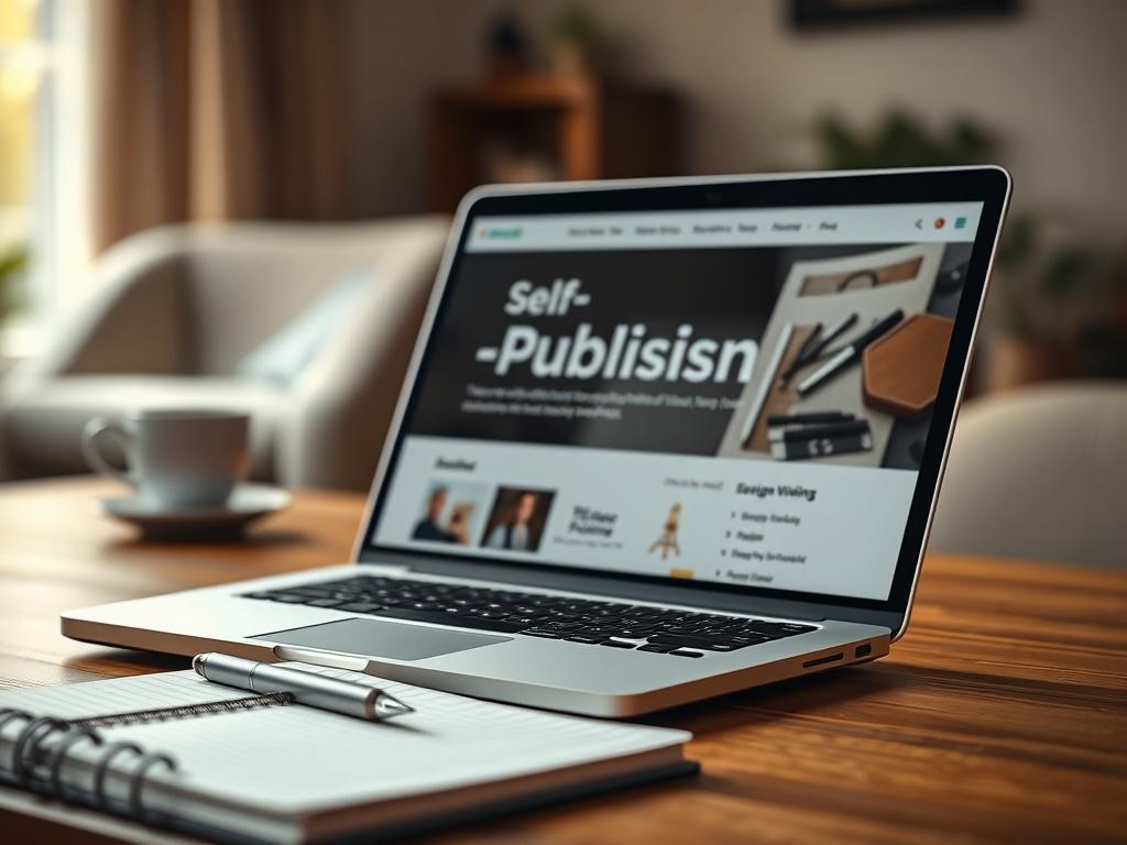 A close up of an open laptop displaying a self