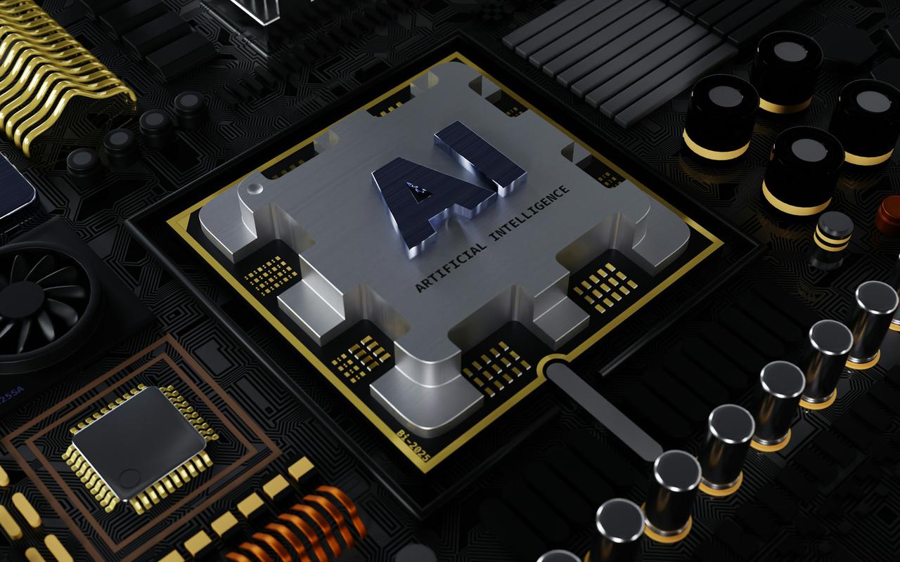 chip, chipset, AI, artificial intelligence, microchip, technology, innovation, electronics, computer hardware, circuit board, integrated circuit, AI chip, machine learning, neural network, robotics, automation, computing, futuristic, tech, gadget, device, component, semiconductor, electronics component, digital, futuristic tech, AI technology, intelligent system, motherboard, computer, intel, AMD, Ryzen, Core, Apple M1, Apple M2, CPU, processor, computing platform, hardware component, tech innovation, IA, i