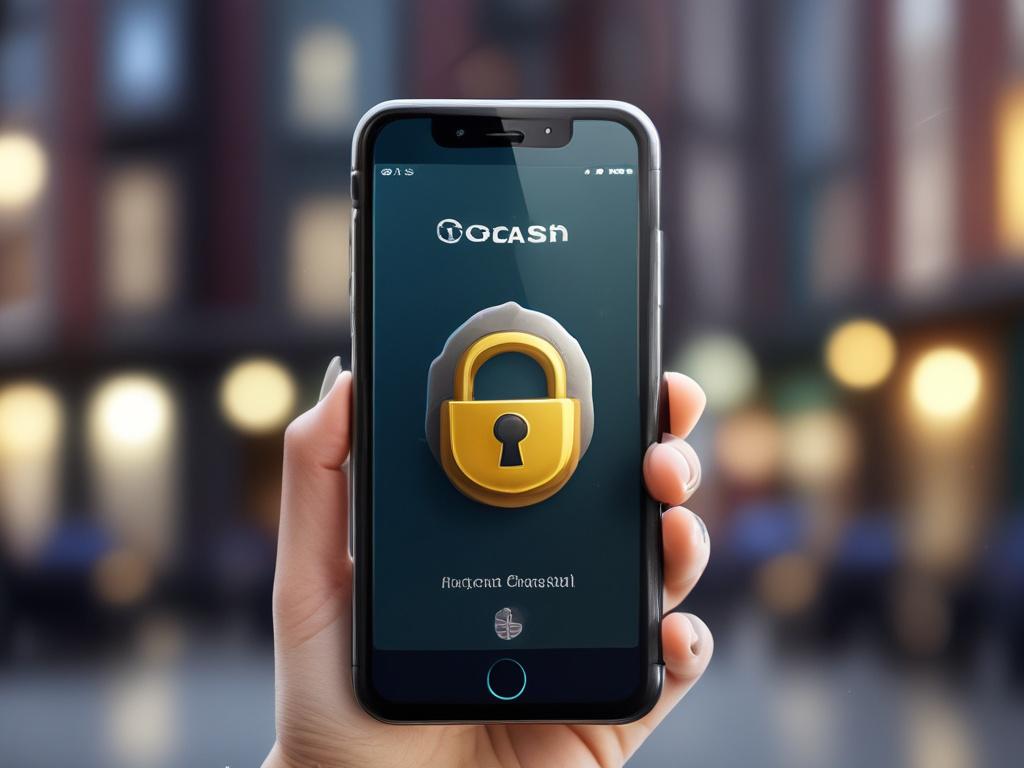 A detailed close up of a lock symbol on a