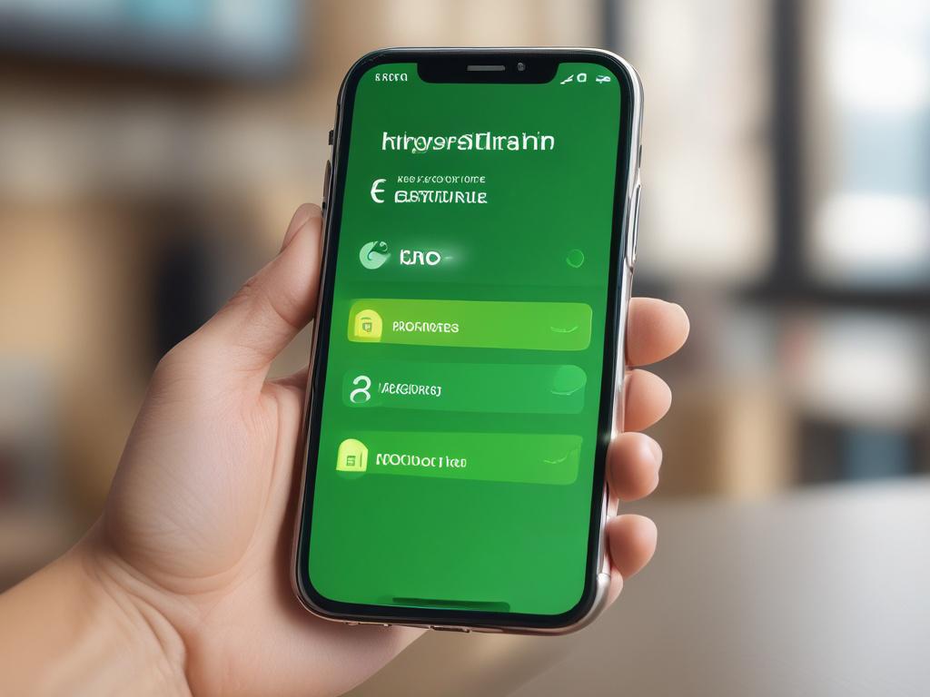 A close up shot of a smartphone displaying a money