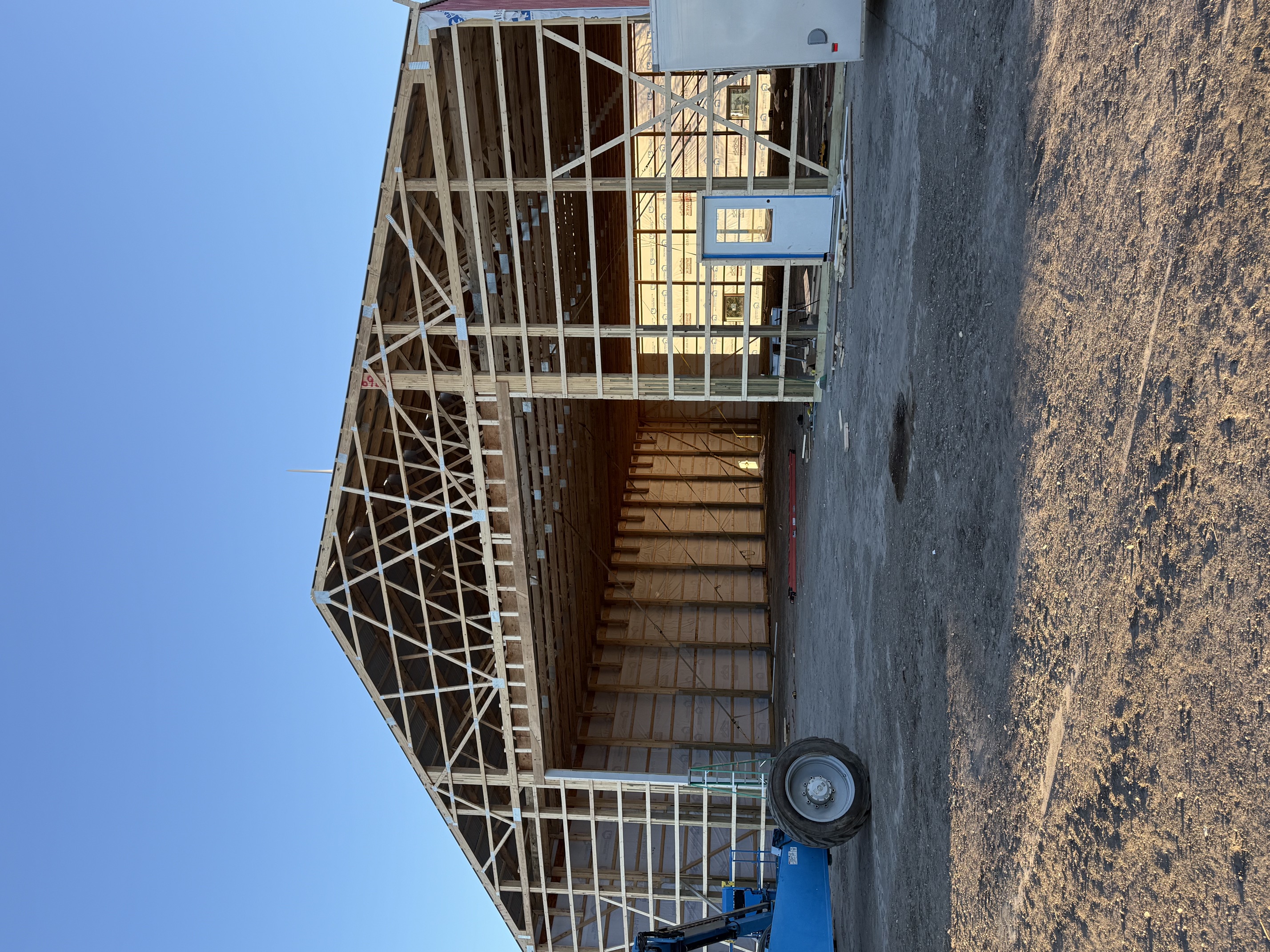 Post frame buildings