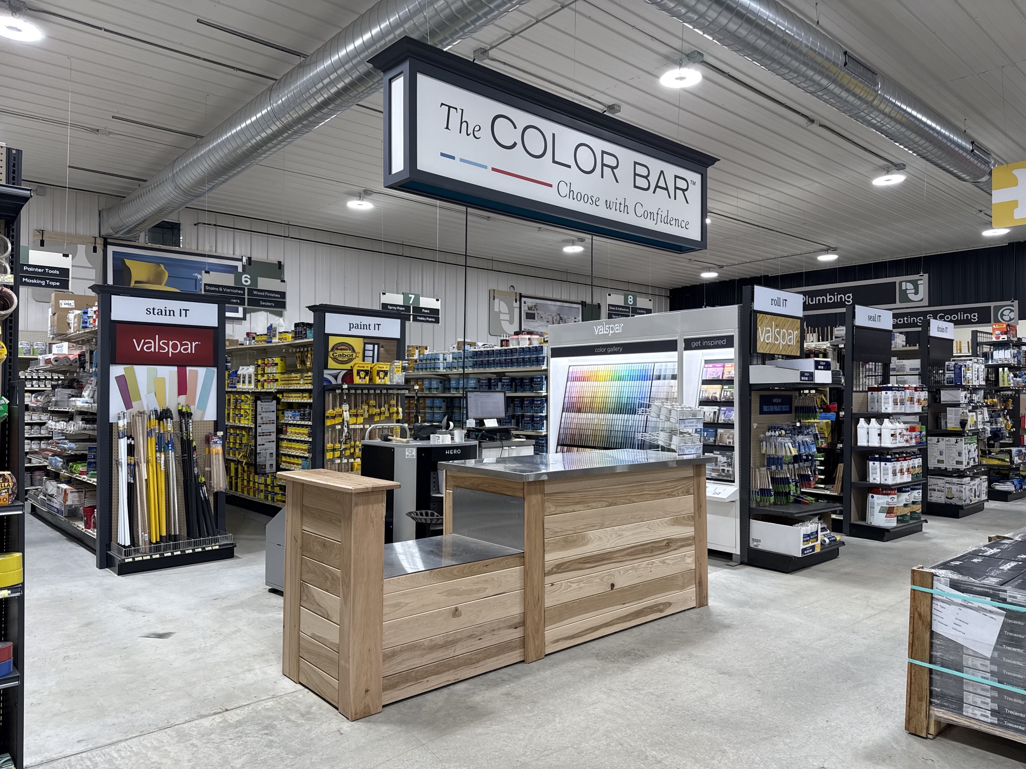 Paint department