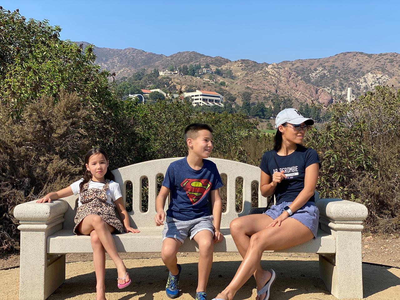 Will Stanley with family in Malibu